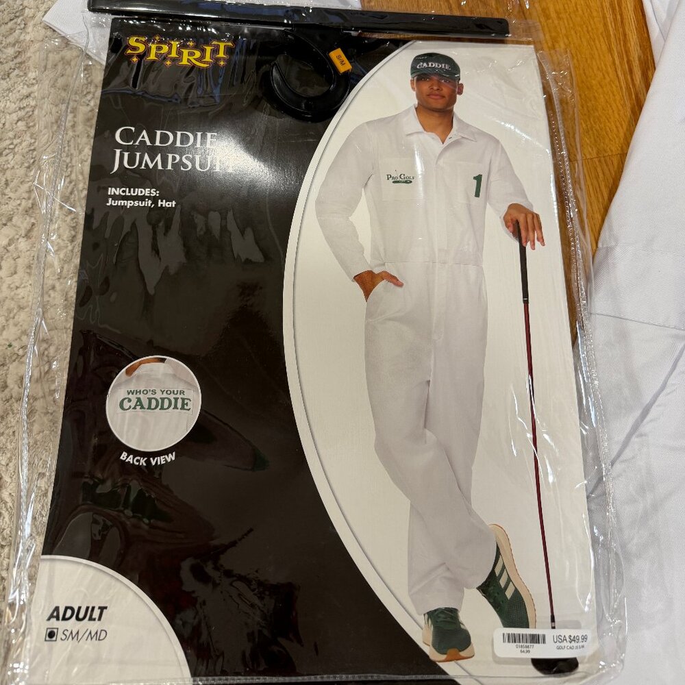 Caddie Jumpsuit New Sz. S/M Costume